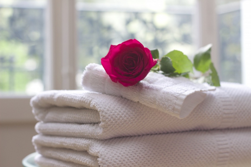 hotel-OLLIERES-min_towel_rose_clean_care_salon_spa_white_bath-731641